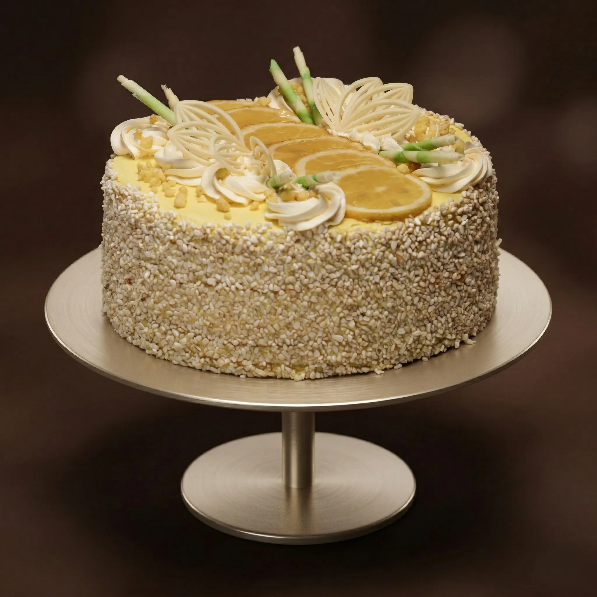 Citrom torta vajkrémes