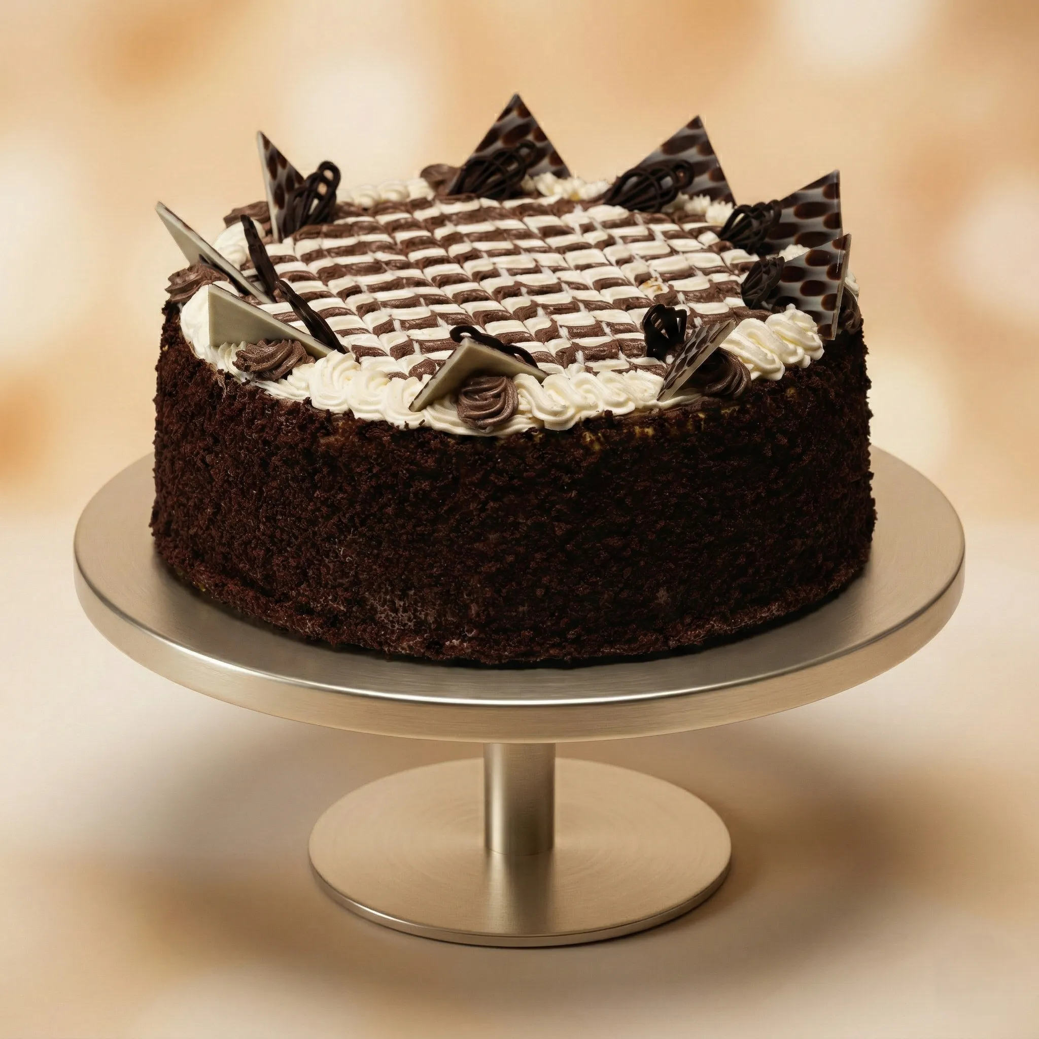 Zebra torta vajkrémes