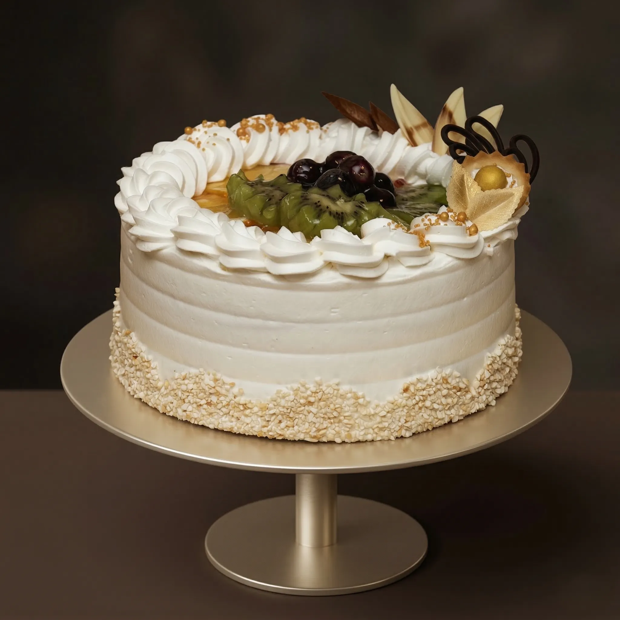 Túrókrém torta tejszínes