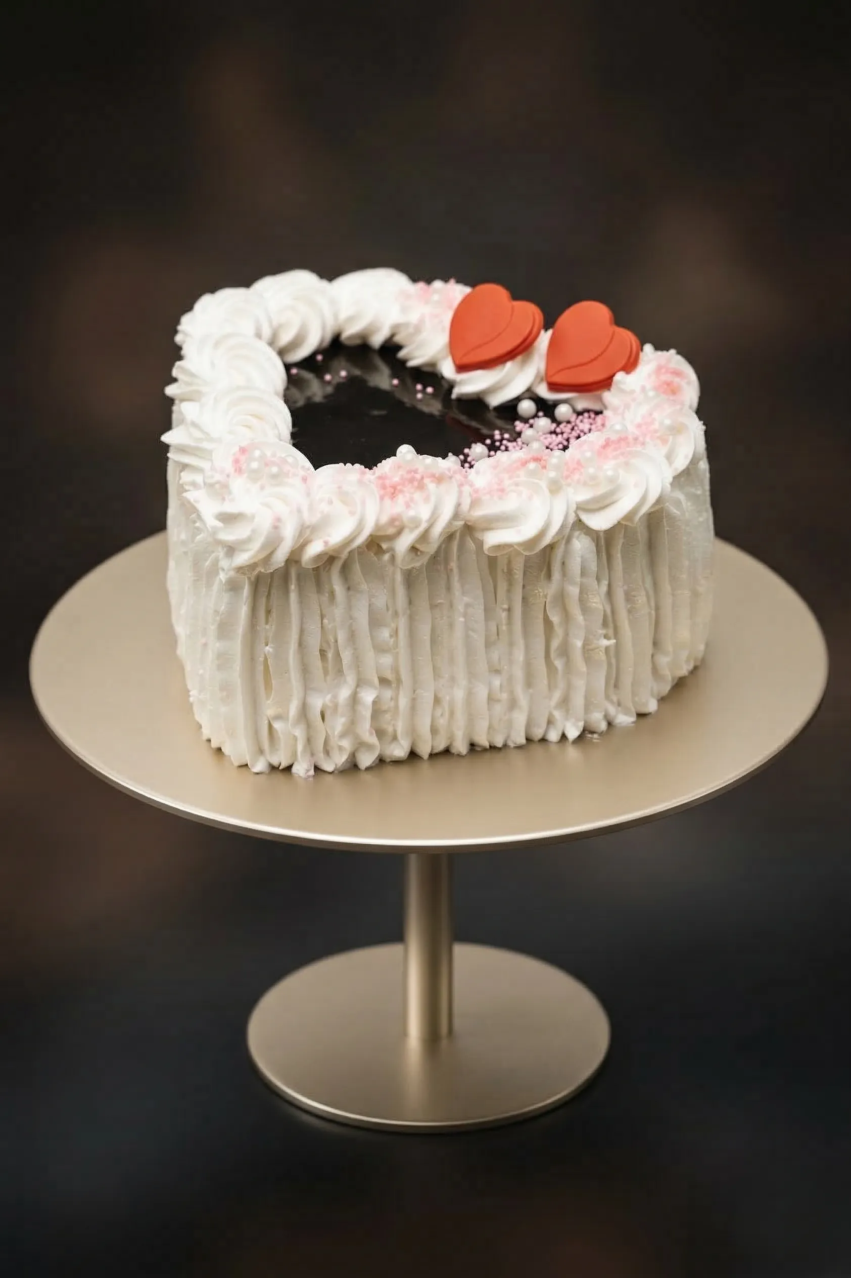 Szív ❤️ alakú torta csokis